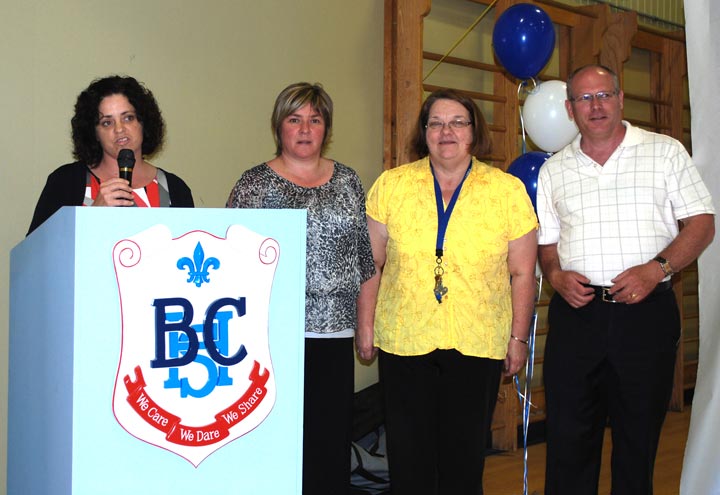 NSCA Executive Director Jody Lessard, along with project team members Diane Bélanger, Mary Cormier and Stephen Kohner.
